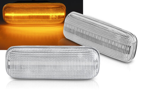 Blinklys Mercedes ML W163 98-05 White Led Seq – bilde 1 av 2