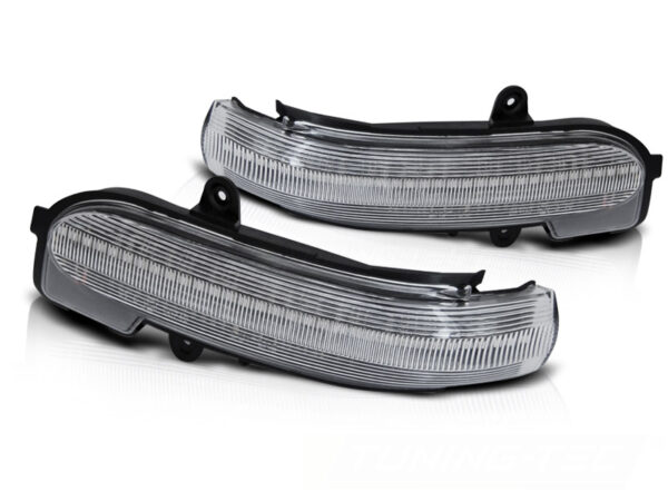 Blinklys I Speilet Mercedes W203 T203 Cl203 00-07 White Led Seq – bilde 2 av 2