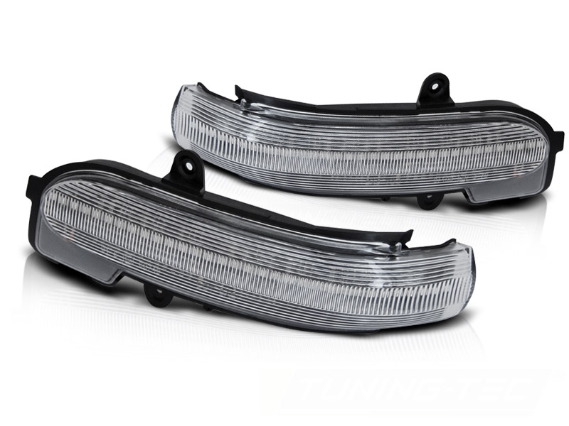 Blinklys I Speilet Mercedes W203 T203 Cl203 00-07 White Led Seq - Bilde 2