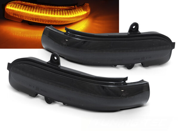 Speil Blinklys Mercedes W203 T203 Cl203 00-07 Smoke Led Seq – bilde 1 av 2