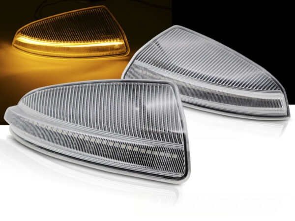 Blinklys I Speilet Mercedes Vito W204 W164 White Led Seq – bilde 1 av 2