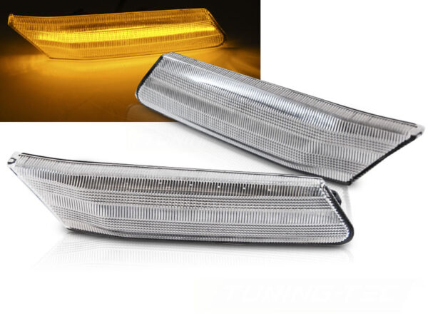 Blinklys Porsche 911 997 Carrera 04-09 / Boxster 987 05-08 White Led Seq – bilde 1 av 2