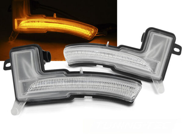 Blinklys I Speilet Renault Clio IV 16-19 White Led Seq – bilde 1 av 2