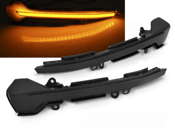 Speil Blinklys Seat Leon 12-16 / Ibiza 17- / Arona 17- Smoke Led Seq – bilde 1 av 2