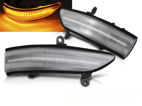 Blinklys I Speilet Forester / Outback / Legacy White Led Seq – bilde 1 av 2