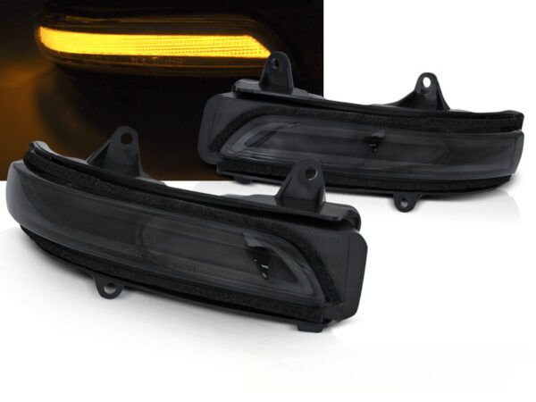Speil Blinklys Toyota LAN Cruiser 150 09- Smoke Led Seq – bilde 1 av 2
