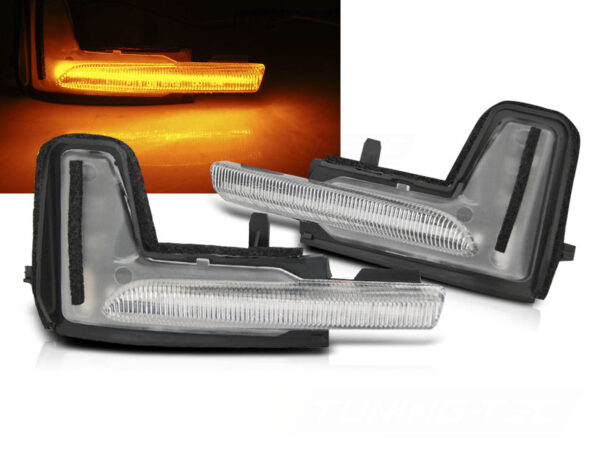 Blinklys I Speilet Volvo XC90 MK II 14-20 White Led – bilde 1 av 2