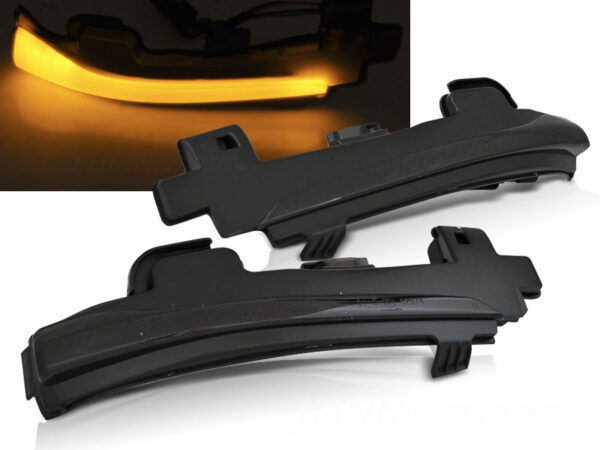 Speil Volvo S60 V40 V60 V70 Smoke Led – bilde 1 av 2