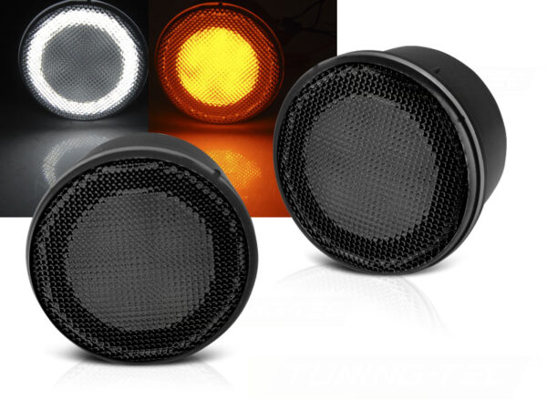 Blinklys Jeep Wrangler JK 07-18 Led Smoke – bilde 1 av 2