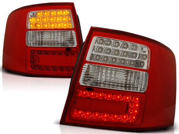 Baklykter Audi A6 05.97-05.04 Avant LED Rød/Hvit – bilde 2 av 2