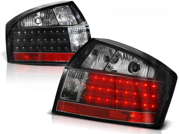 Baklykter Audi A4 10.00-10.04 Sedan LED Svart