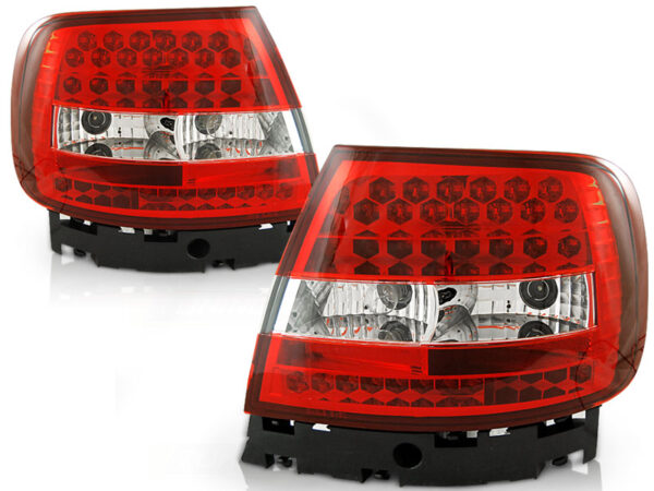 Baklykter Audi A4 11.94-09.00 Sedan LED Rød/Hvit – bilde 2 av 2