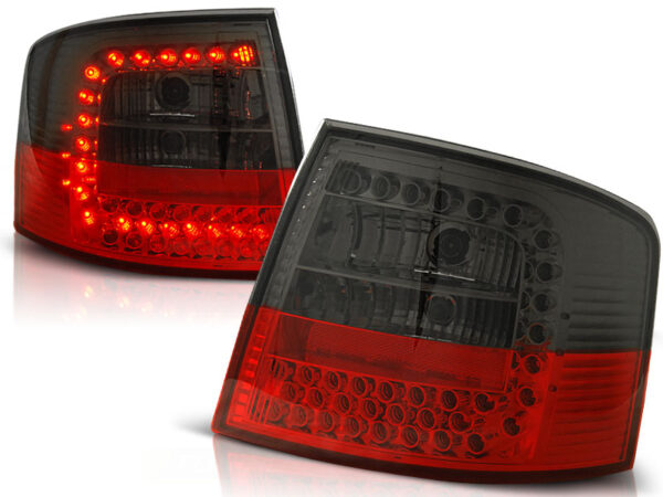 Baklykter Audi A6 05.97-05.04 Avant LED Rød/Røykfarget