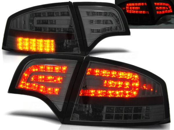 Baklykter Audi A4 B7 11.04-03.08 Sedan LED Røykfarget – bilde 1 av 2