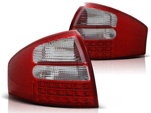 Baklykter Audi A6 05.97-05.04 Sedan LED Rød/Hvit – bilde 2 av 2