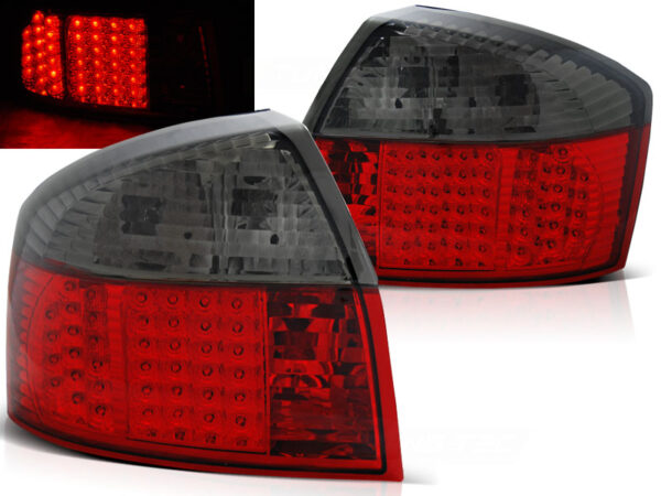Baklykter Audi A4 10.00-10.04 Sedan LED Rød/Røykfarget – bilde 1 av 2