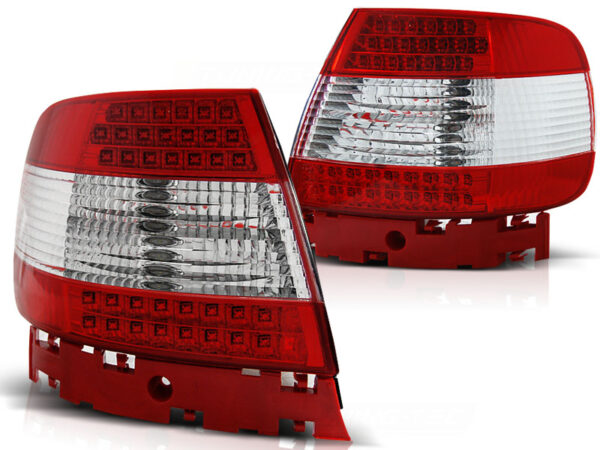 Baklykter Audi A4 11.94-09.00 Sedan LED Rød/Hvit – bilde 2 av 2