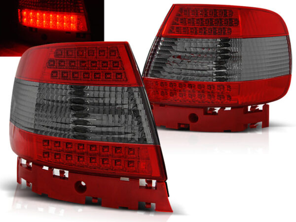 Baklykter Audi A4 11.94-09.00 Sedan LED Rød/Røykfarget – bilde 1 av 2