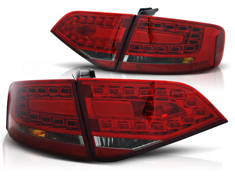 Baklykter Audi A4 B8 08-11 Sedan Led Red Smoke - Bilde 2