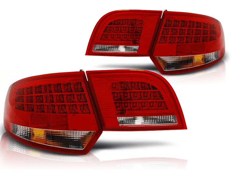 Baklykter Audi A3 8P 04-08 Sportback Led Red White - Bilde 2