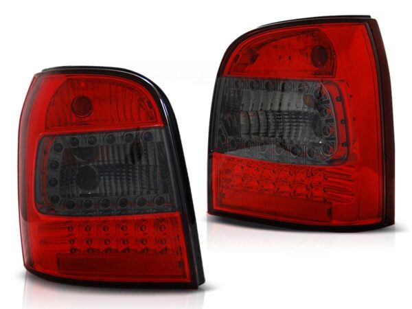 Baklykter Audi A4 94-01 Avant LED Rød/Røykfarget – bilde 2 av 2