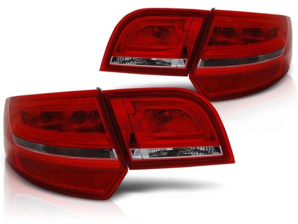 Baklykter Audi A3 8P 04-08 Sportback LED Rød/Hvit – bilde 2 av 2