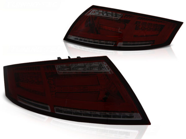 Baklykter Audi TT 04.06-02.14 LED Bar SEQ Rød/Røykfarget – bilde 2 av 2