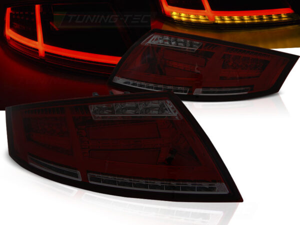 Baklykter Audi TT 04.06-02.14 LED Bar SEQ Rød/Røykfarget – bilde 1 av 2