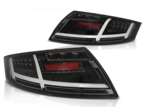Baklykter Audi TT 04.06-02.14 LED Bar SEQ Svart – bilde 2 av 2