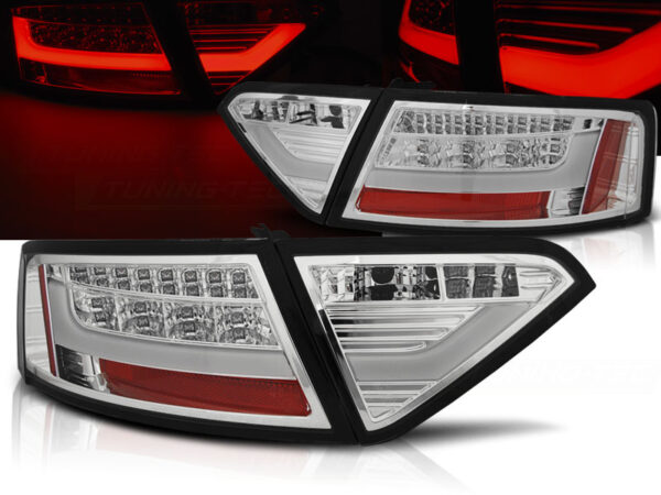 Baklykter Audi A5 07-06.11 Coupé, Cabrio, Sportback LED Bar Krom – for original LED – bilde 1 av 2