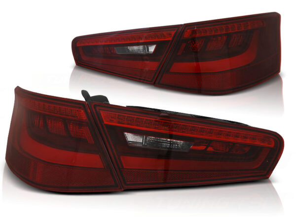Baklykter Audi A3 8V 3D 12-16 3D Hatchback LED Bar Rød/Hvit – for original LED – bilde 2 av 2