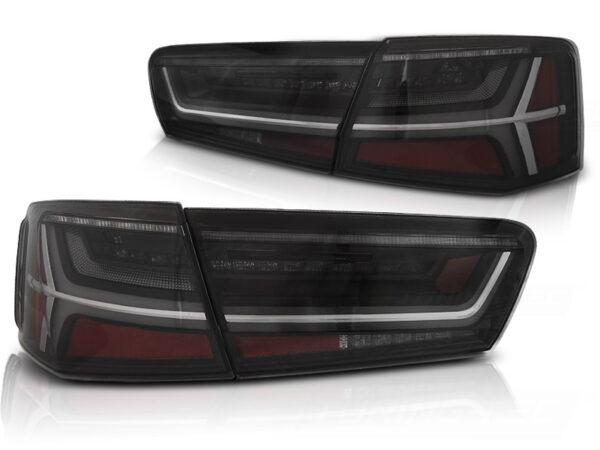 Baklykter Audi A6 C7 11-14 Sedan LED Bar SEQ Røykfarget – bilde 2 av 2