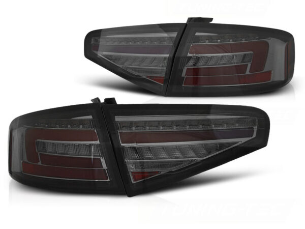 Baklykter Audi A4 B8 12-15 Sedan OEM LED Bar SEQ Røykfarget – for original LED – bilde 2 av 2