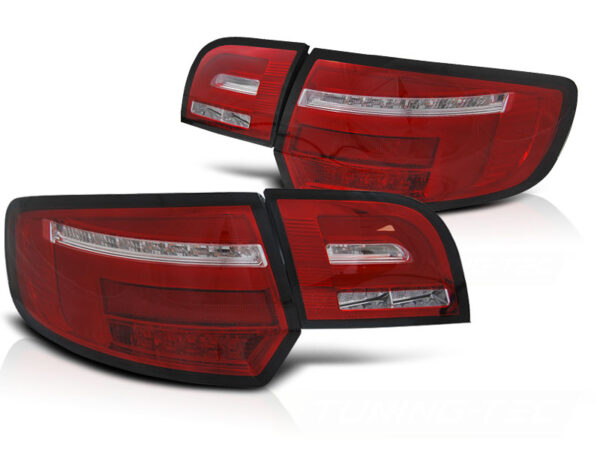 Baklykter WHIE Audi A3 8P 5D 03-08 5D Sportback LED Bar SEQ Rød – bilde 2 av 2