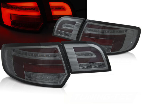 Baklykter Audi A3 8P 5D 03-08 5D Sportback LED Bar SEQ Røykfarget – bilde 1 av 2
