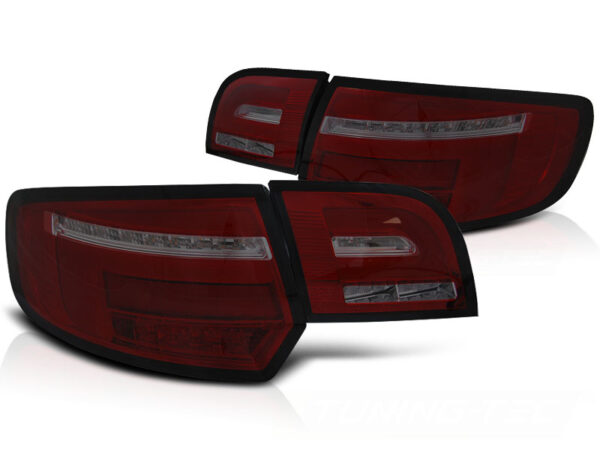 Baklykter Audi A3 8P 5D 08-12 5D Sportback LED Bar SEQ Rød/Røykfarget – bilde 2 av 2