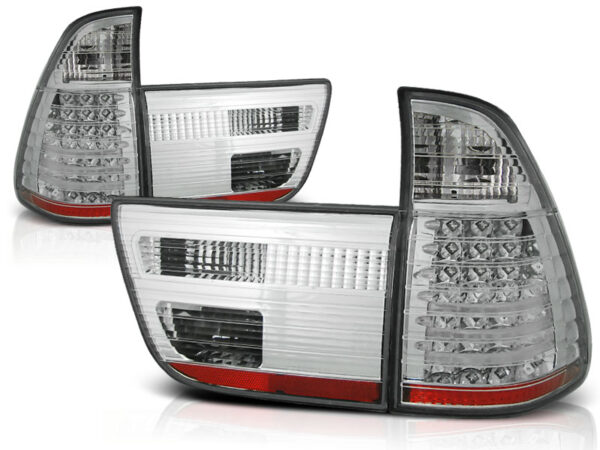 Baklykter BMW X5 E53 09.99-10.03 LED Krom – bilde 2 av 2