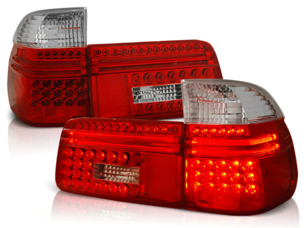 Baklykter BMW E39 97-08.00 Touring LED Rød/Hvit – bilde 2 av 2