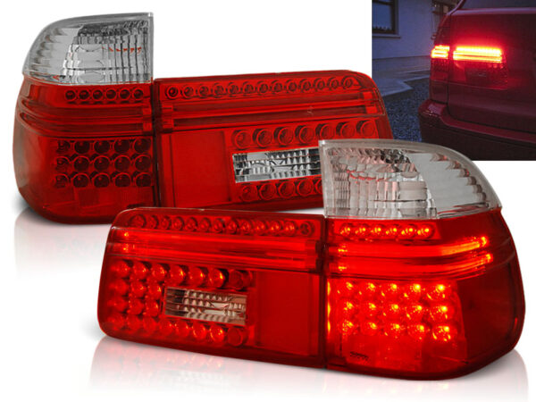 Baklykter BMW E39 97-08.00 Touring LED Rød/Hvit – bilde 1 av 2