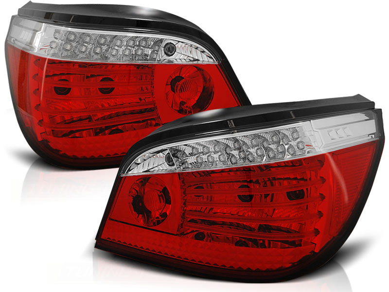 Baklykter Bmw E60 07.03-07 Led Red White - Bilde 2