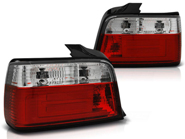 Baklykter WHIE BMW E36 12.90-08.99 Sedan LED Bar Rød – bilde 2 av 2