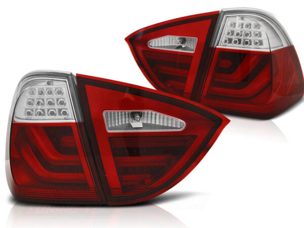 Baklykter WHIE BMW E91 05-08 E91 Touring LED Bar Rød – bilde 3 av 3