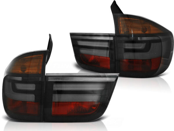 Baklykter BMW X5 E70 07-10 LED Bar Røykfarget – bilde 2 av 2