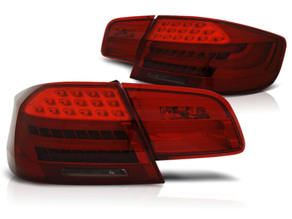Baklykter BMW E92 06-10 Coupé LED Bar Rød/Røykfarget – bilde 2 av 2