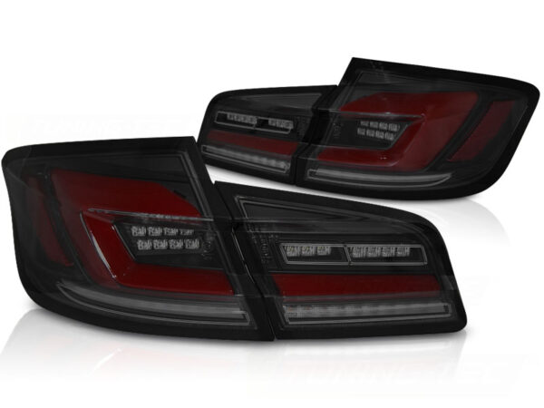 Baklykter BMW F10 10-16 Sedan F10 LED Bar SEQ Svart/Røykfarget – bilde 2 av 2