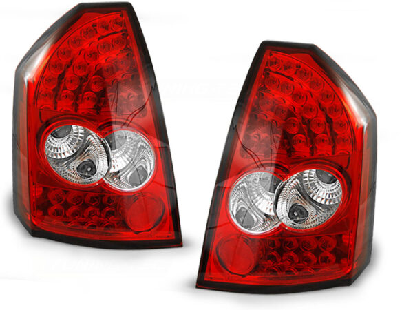 Baklykter Chrysler 300C 05-08 Sedan LED Rød/Hvit – bilde 2 av 2