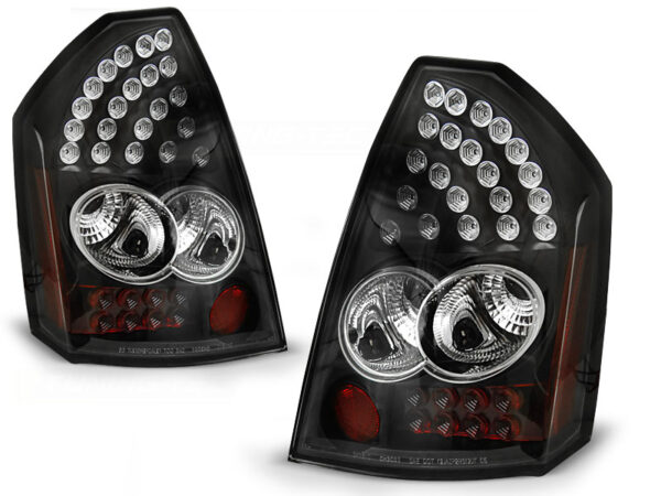 Baklykter Chrysler 300C 05-08 Sedan LED Svart – bilde 2 av 2