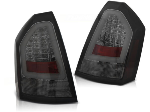 Baklykter Chrysler 300C 05-08 Sedan LED Bar Røykfarget – bilde 2 av 2