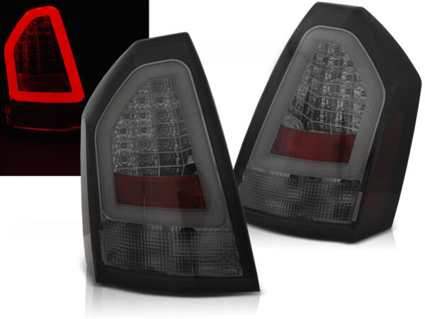 Baklykter Chrysler 300C 05-08 Sedan LED Bar Røykfarget – bilde 1 av 2