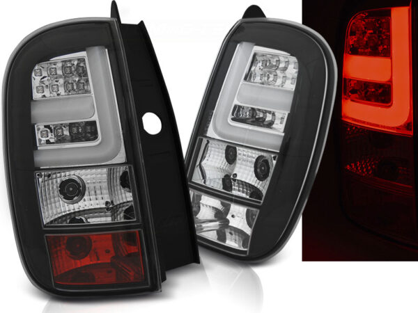 Baklykter Dacia DUSTER 04.10- LED Bar Svart – bilde 1 av 2
